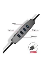 Kuaför Makyaj Youtuber Sutidio Resim Çekimleri Ring Light Sürekli 10 Inç Işık 2mt