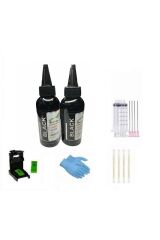 HP 2723 UYUMLU KARTUŞ DOLUM MÜREKKEP 2'Lİ SİYAH PAKET RENKSAN