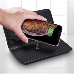 Zhuse 8000 mAh %100 Deri Cüzdan Kablosuz Powerbank PB-032