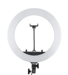 Ring Light Led 5500kw 18inch Makyaj Çekimleri Makeup Çekimleri Sac Çekimler Youtuber Kit