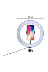 Rıng Fıll Lıght Led  Halka Işık 24w 5500k Tripod Ile Bluethoot kumanda