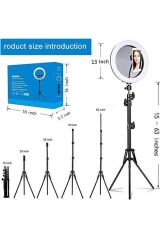 RENKSAN 13 İnç Ring Fill Light Youtuber-Tiktoker-Makyaj Led Işık