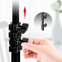 RENKSAN D35 10''Kare Ring Light LED Tiktok Youtube Kuaför Makyaj