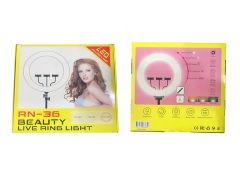 Youtuber 3 Telefon Tutuculu Ring Light 14 Inç+Bluetooth Kumanda