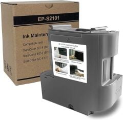 Mürekkep Bakım Kutusu S2101 veya C13S210125 için Değiştirme, SC-F100 SC-F130 SC-F160 SC-F170 Yazıcı Atık Tankı ile çalışır