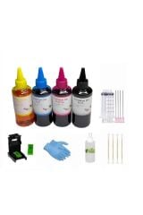 HP Muadil 2130, 3639 için Kartuş Dolum Seti Renkli/Siyah HP 302