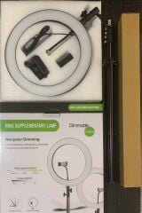 RENKSAN 14 inç Youtuber Video Oda Çekimleri İçin Ring Light Sürek