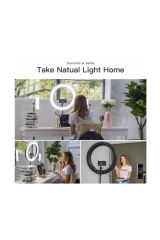 Kuaför Makyaj Çekimleri Ring Light Sürekli 10 Inç Işık 2m Stand