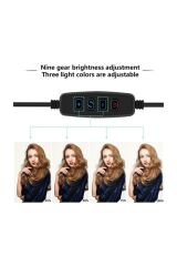 RING FILL LIGHT  LED Selfie halka ışık 24W 5500K Tripod ile iphone akıllı telefon makyaj